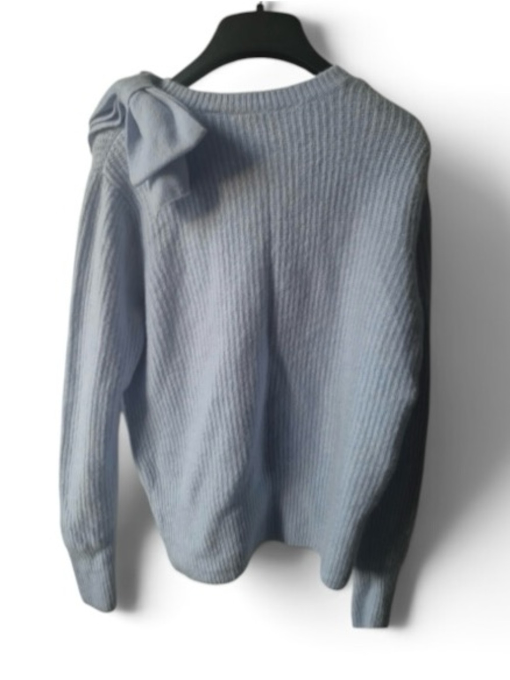 Ted Baker Extravagant Bow Crew Wool Alpaca Sweater Size 2 UK 10 - Picture 4 of 8